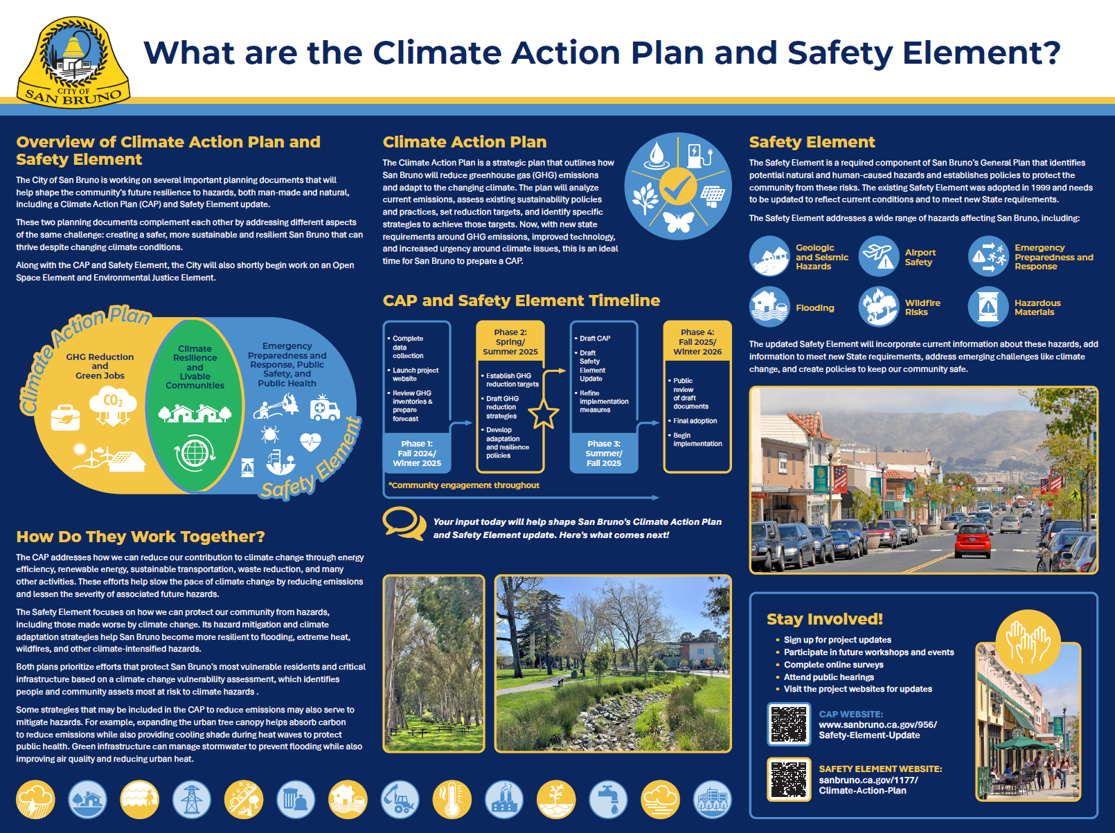 What are the Climate Action Plan and Safety